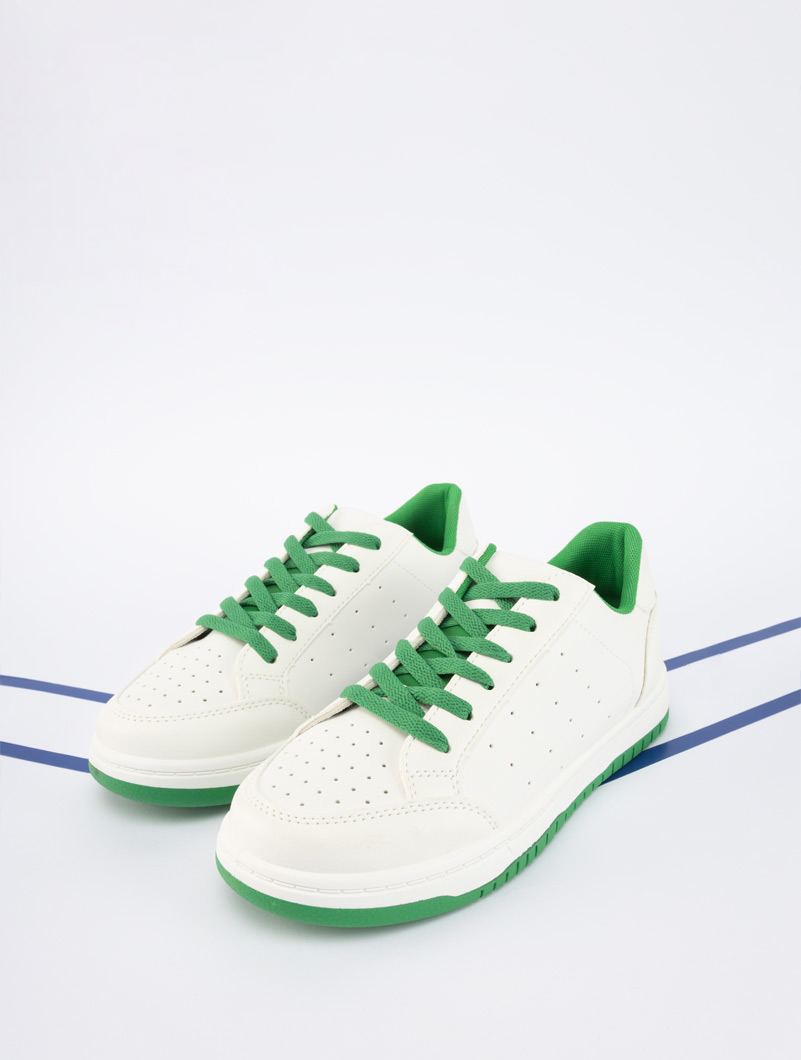 Baskets bicolores